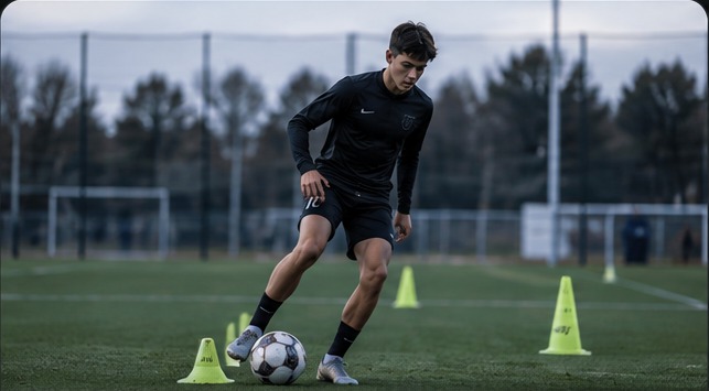 Individual soccer practice